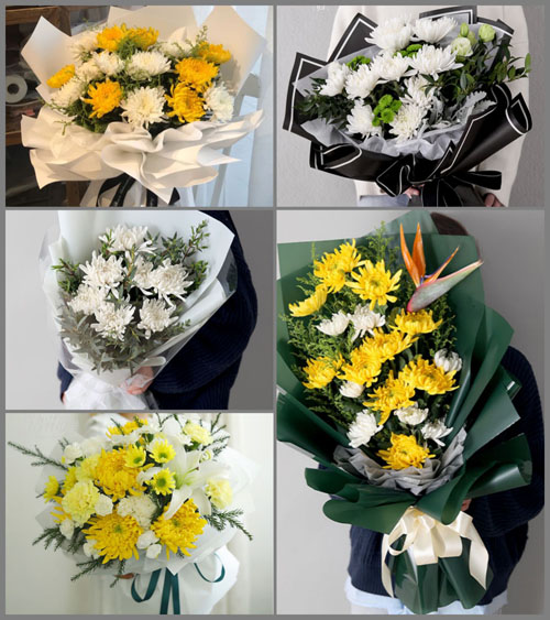 山东青岛平度市李园街道贾家烟村白事花束代送